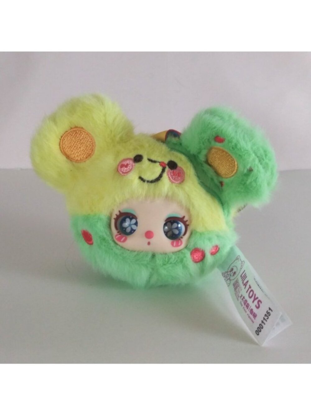 Baby Three Liila's Garden Tea Party Mini Series Green Plum Mouse 3" Plush